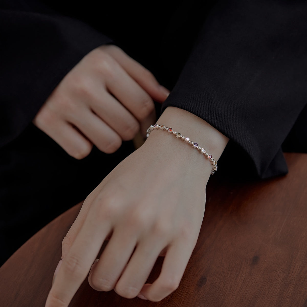 [Nova Jewelry]Sparkling Exquisite Round Cut Party Bracelet