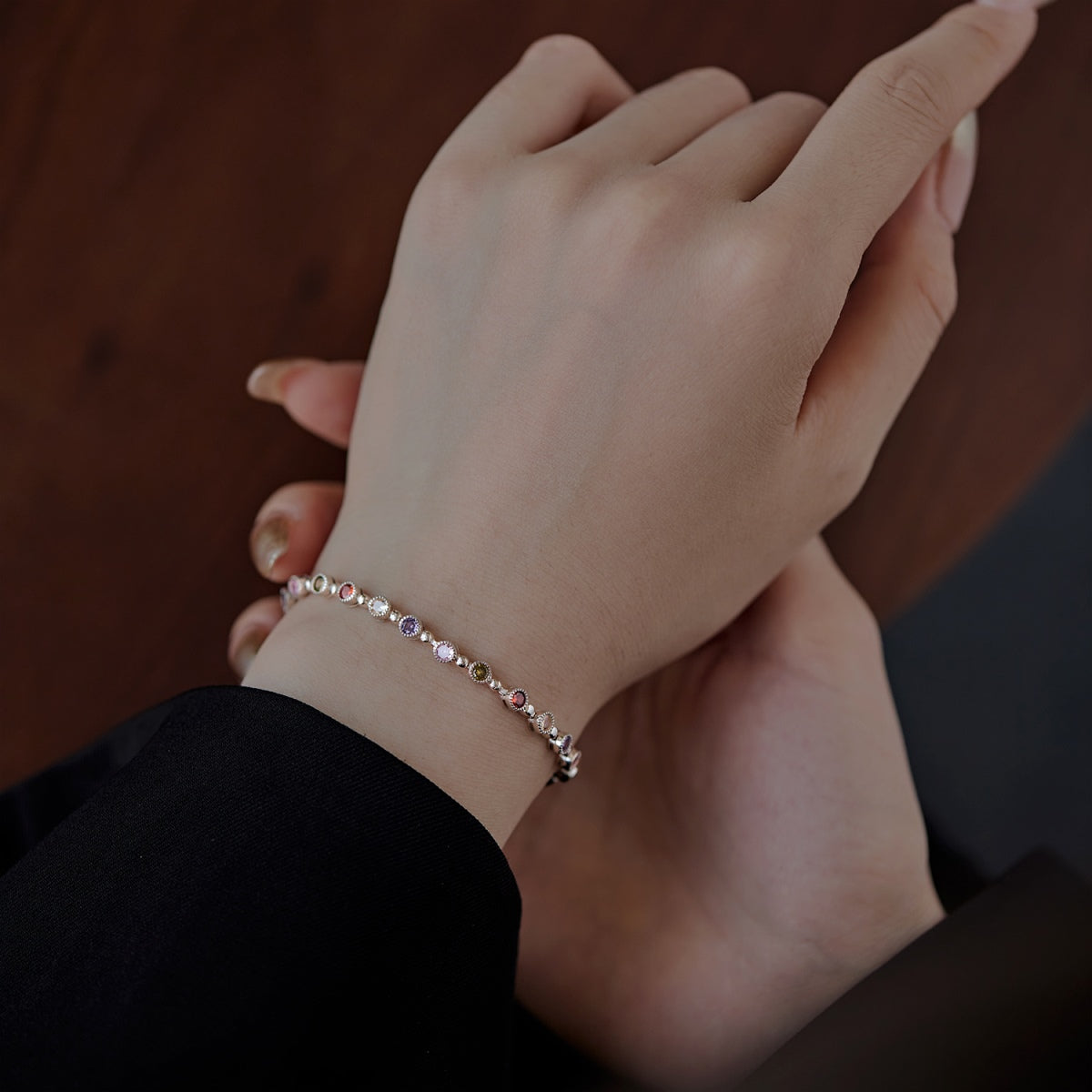 [Nova Jewelry]Sparkling Exquisite Round Cut Party Bracelet