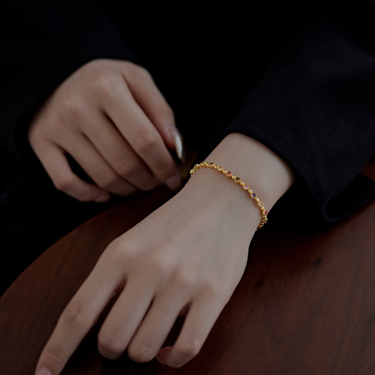 [Nova Jewelry]Sparkling Exquisite Round Cut Party Bracelet