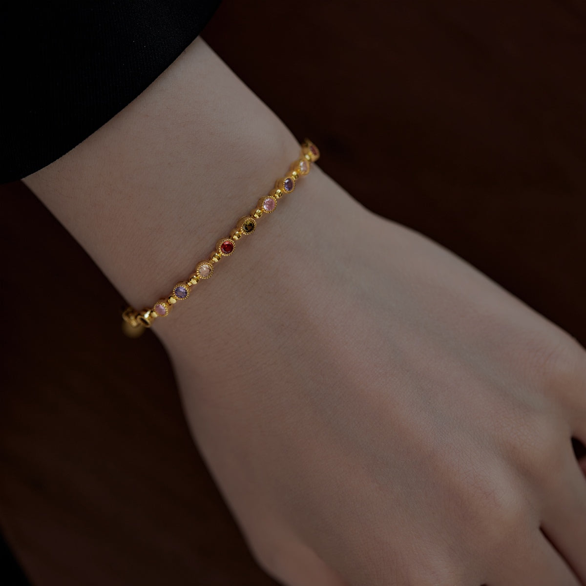 [Nova Jewelry]Sparkling Exquisite Round Cut Party Bracelet