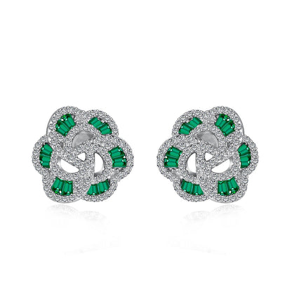 [Nova Jewelry]Exquisite Flower Shape Daily Earrings
