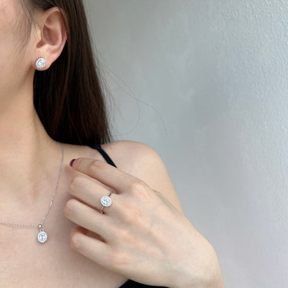 [Nova Jewelry]Delicate Radiant Oval Cut Daily Earrings
