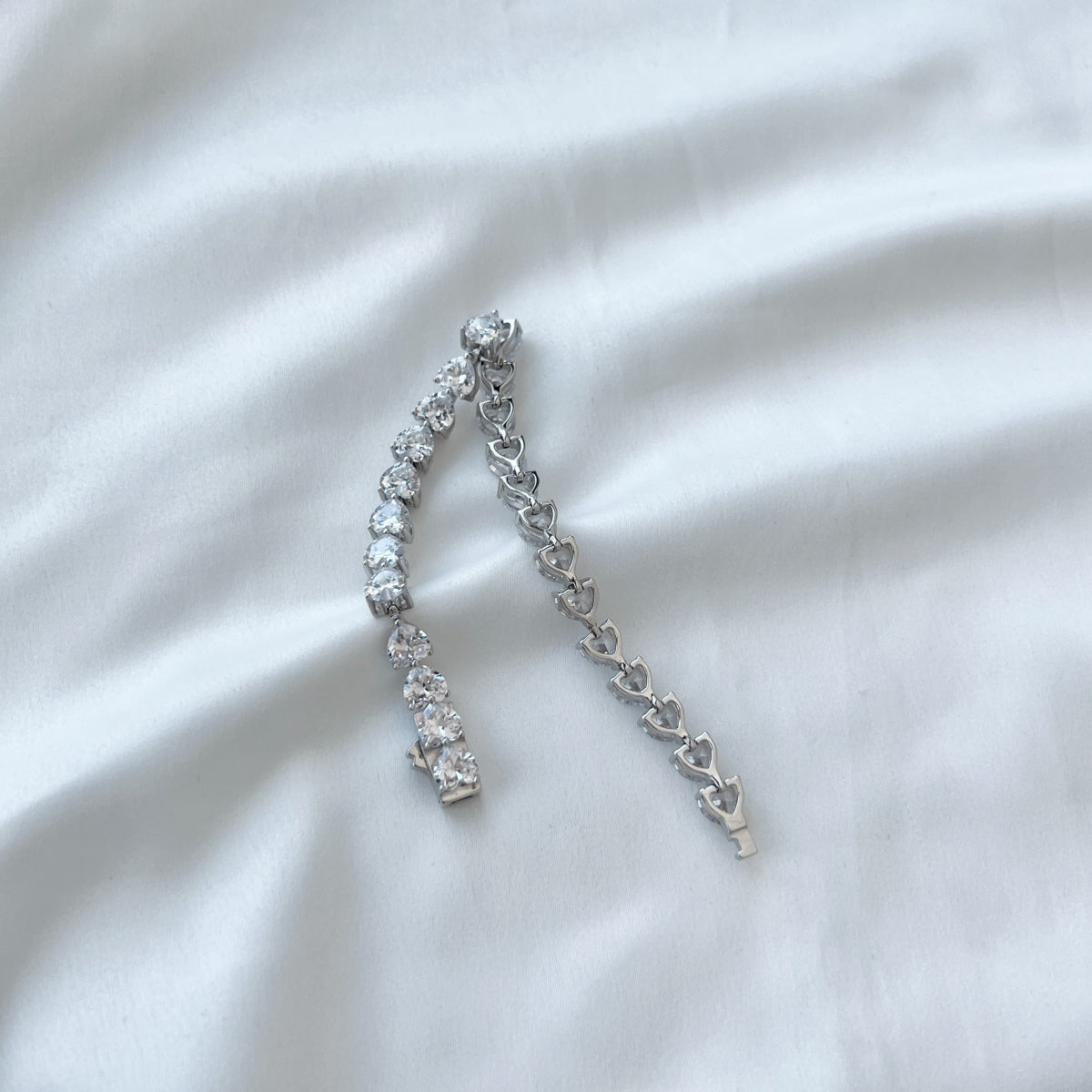 [Nova Jewelry]0.75 Carat Elegant Romantic Heart Shape Lover Bracelet