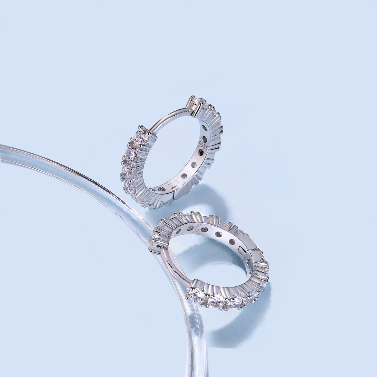 [Nova Jewelry]Radiant Colorful Round Cut Earrings