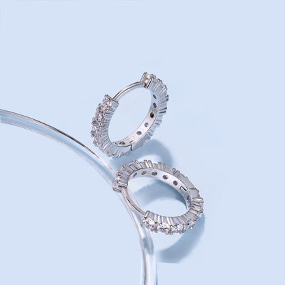 [Nova Jewelry]Radiant Colorful Round Cut Earrings
