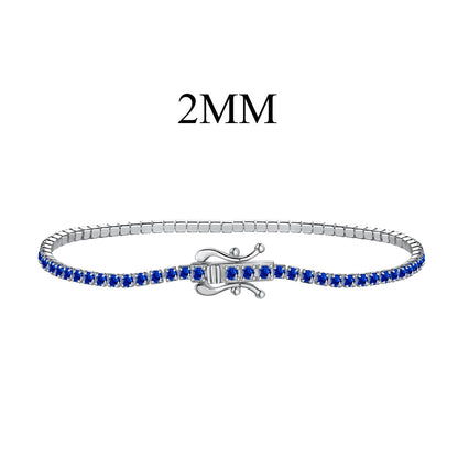 [Nova Jewelry]Radiant Colorful Round Cut Party Bracelet