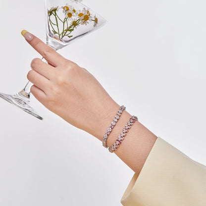 [Nova Jewelry]Dazzling Radiant Multi Cut Daily Bracelet
