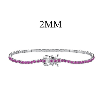 [Nova Jewelry]Radiant Colorful Round Cut Party Bracelet