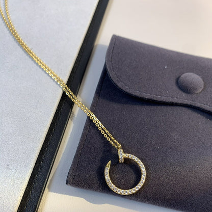 [BLAUE TRÄNEN]JUSTE HALSKETTE GOLD DIAMANTEN 