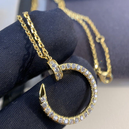 [BLAUE TRÄNEN]JUSTE HALSKETTE GOLD DIAMANTEN 