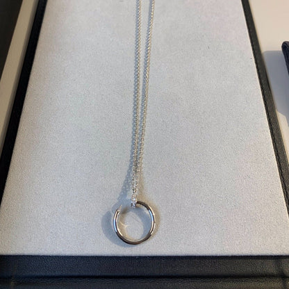 [BLAUE TRÄNEN]JUSTE HALSKETTE SILBER 