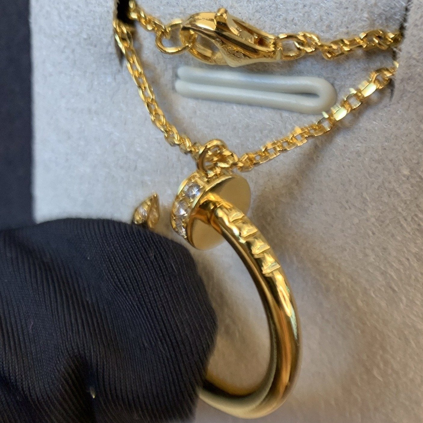 [BLAUE TRÄNEN]JUSTE HALSKETTE GOLD 