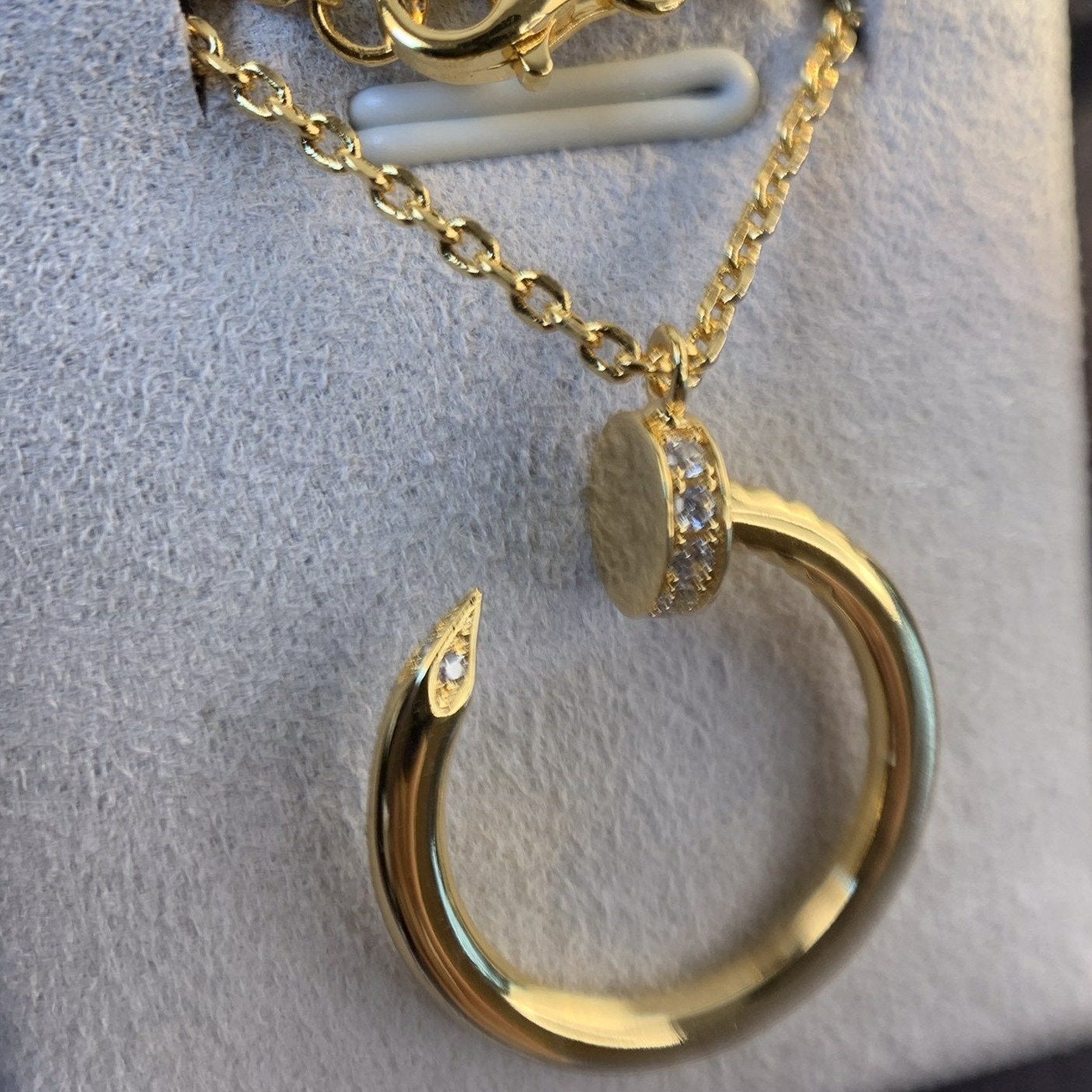 [BLAUE TRÄNEN]JUSTE HALSKETTE GOLD 