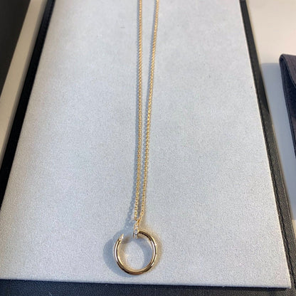 [BLAUE TRÄNEN]JUSTE HALSKETTE ROSA GOLD 