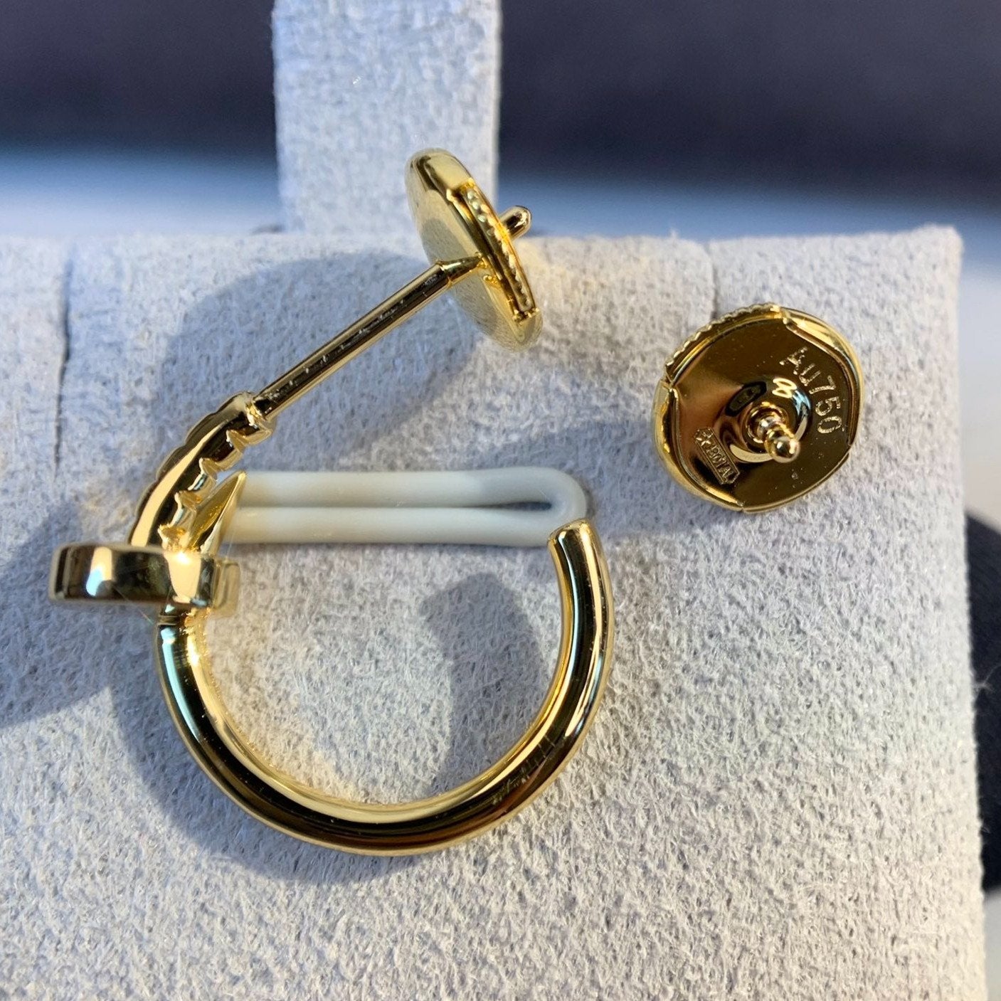 [BLAUE TRÄNEN]JUSTE OHRRINGE GOLD 