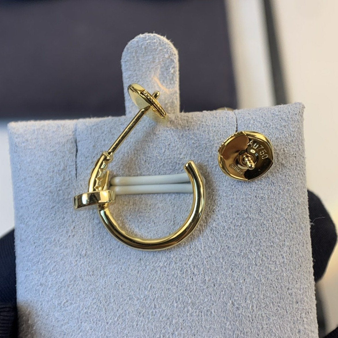 [BLAUE TRÄNEN]JUSTE OHRRINGE GOLD 