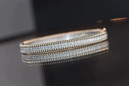 [BLAUE TRÄNEN]PERLEE DIAMANTEN ARMBAND 1 REIHE 