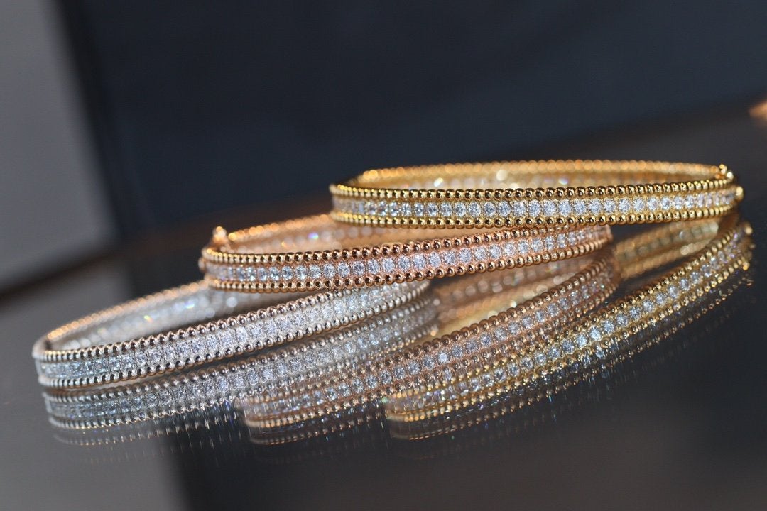 [BLAUE TRÄNEN]PERLEE DIAMANTEN ARMBAND 1 REIHE 