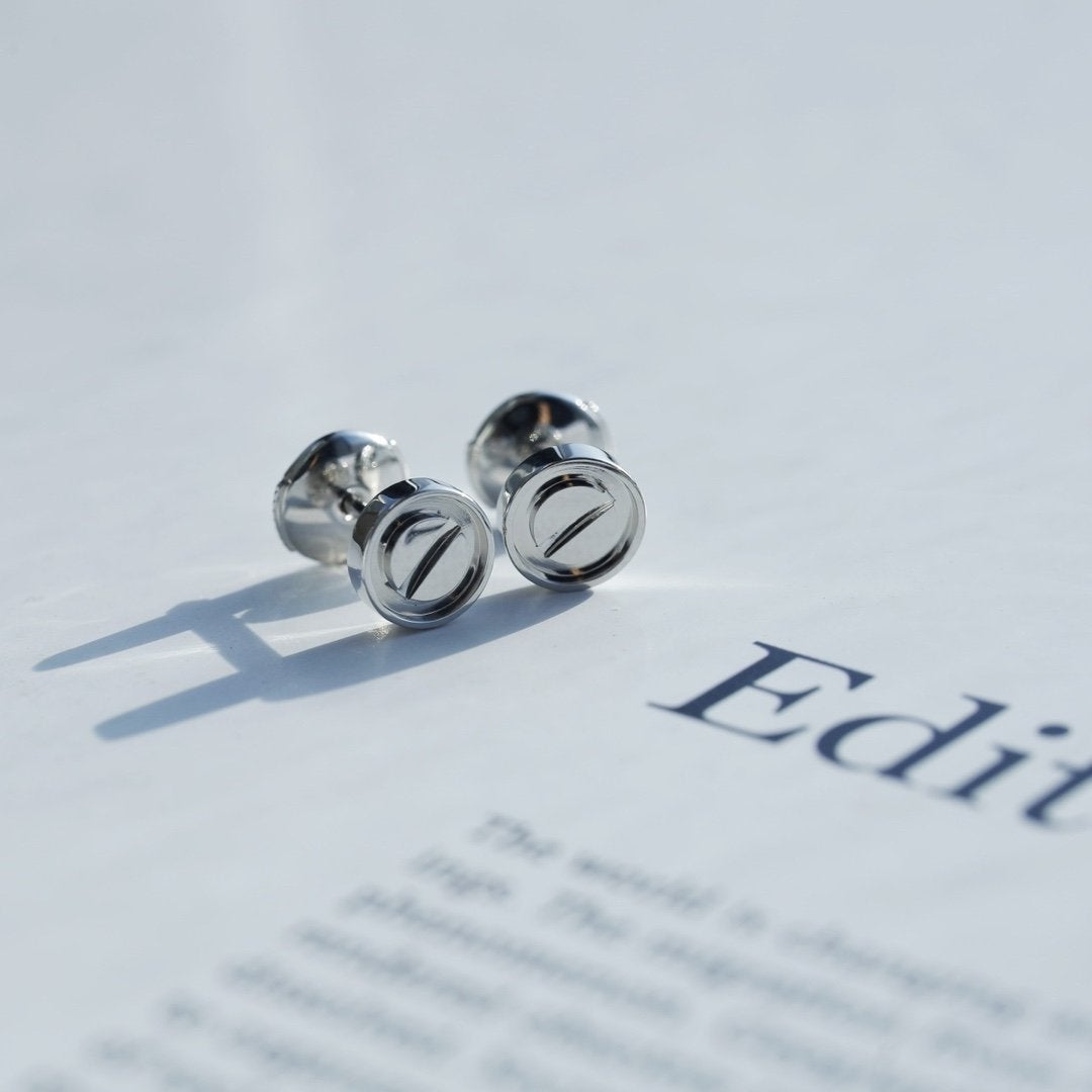 [BLAUE TRÄNEN]LIEBE OHRRINGE SILBER 10MM