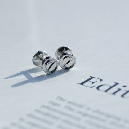 [BLAUE TRÄNEN]LIEBE OHRRINGE SILBER 10MM