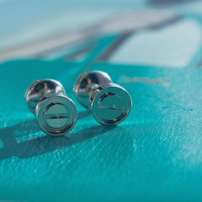 [BLAUE TRÄNEN]LIEBE OHRRINGE SILBER 10MM