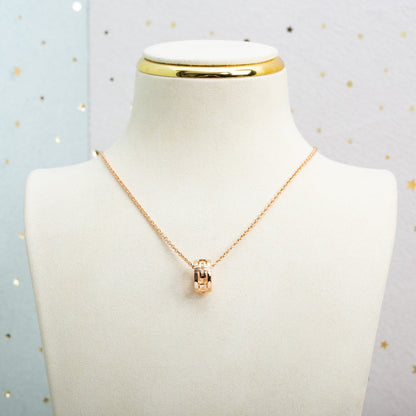 [BLUE TEARS]PARENTESI NECKLACE PINK GOLD