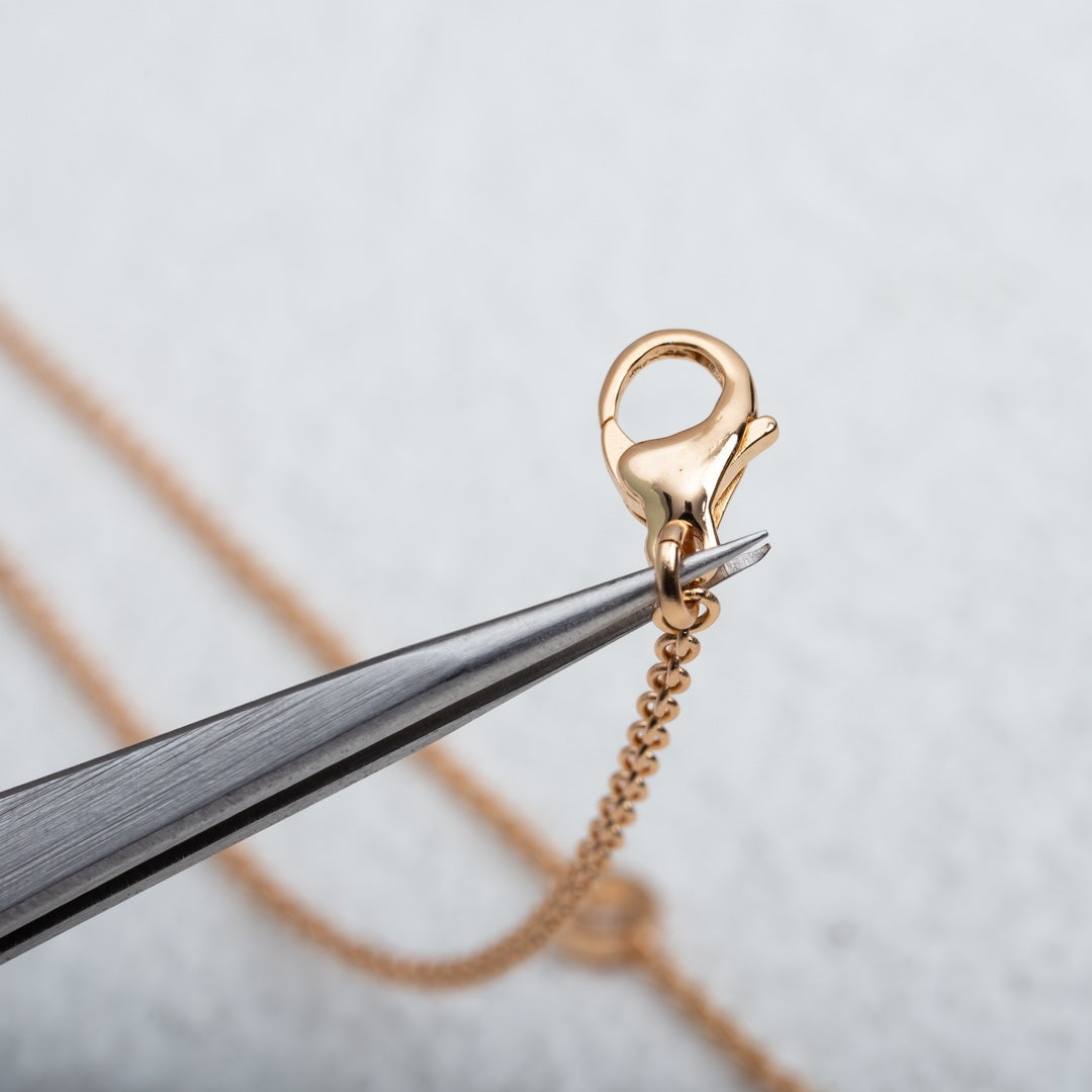 [BLUE TEARS]PARENTESI NECKLACE PINK GOLD