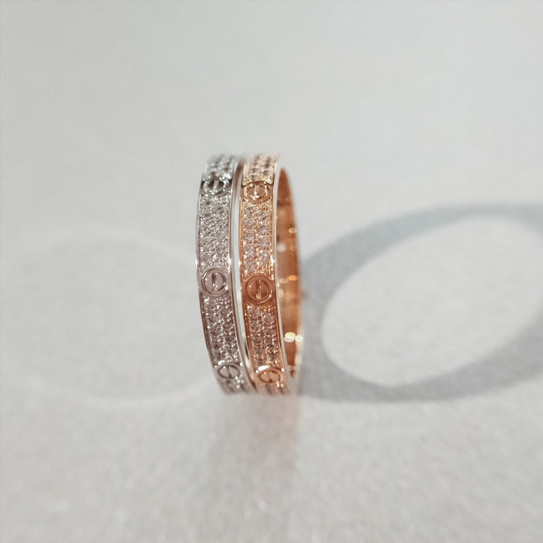 [BLAUE TRÄNEN] LIEBESRING 2,65 MM DIAMANT 