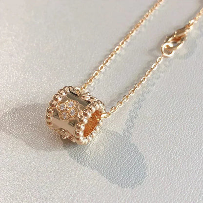 [BLUE TEARS]PERLEE ANHÄNGER HALSKETTE GOLD / ROSÉGOLD