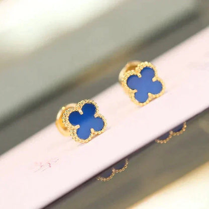 [ブルーティアーズ]クローバー ミニ 9.5mm ターコイズ ピアス