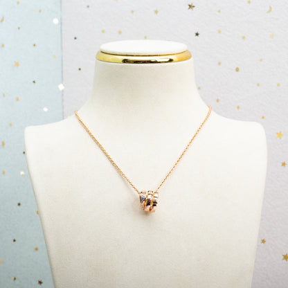 [BLUE TEARS]SERPENTI PINK GOLD NECKLACE DIAMOND