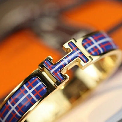 [BLAUE TRÄNEN]H TARTAN ARMBAND 12MM