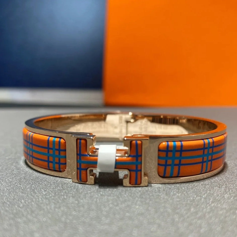 [BLAUE TRÄNEN]H TARTAN ARMBAND 12MM