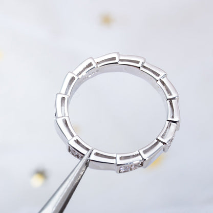 [BLAUE TRÄNEN]SERPENTI RING SILBER 3MM