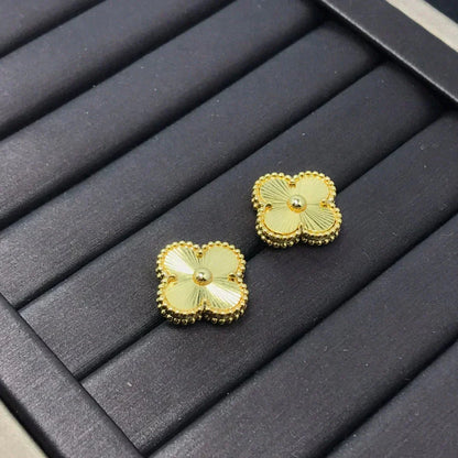 [ブルーティアーズ]クローバーミニ9.5mmレーザーピアス