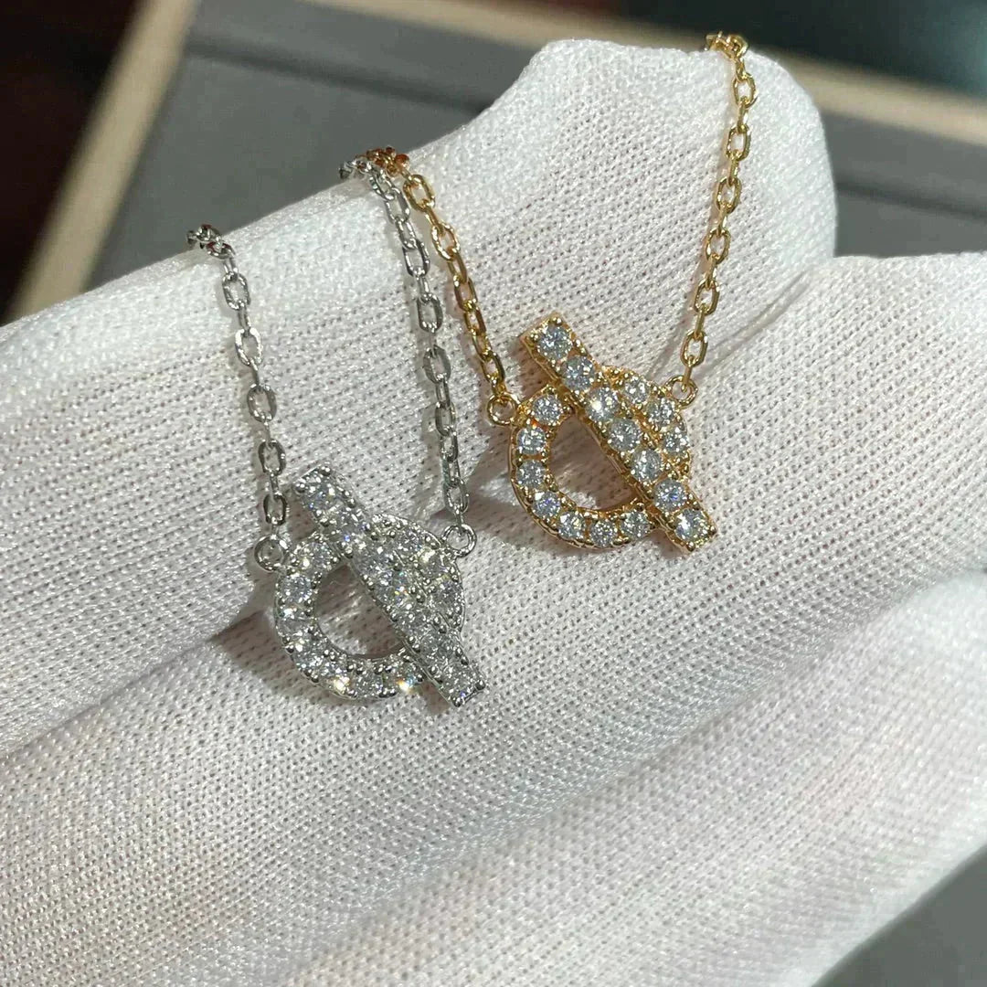 [BLAUE TRÄNEN]ECHAPEE HALSKETTE DIAMANT