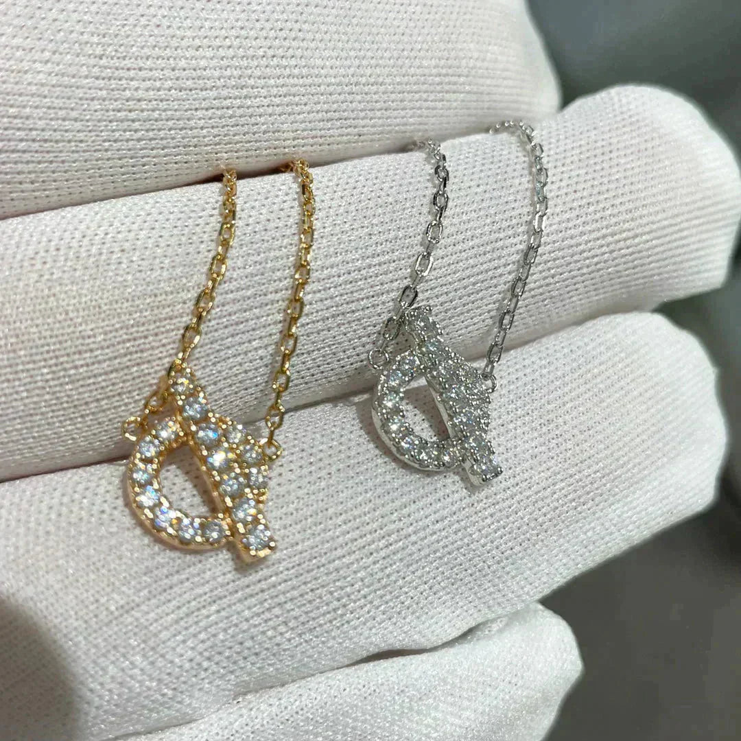 [BLAUE TRÄNEN]ECHAPEE HALSKETTE DIAMANT