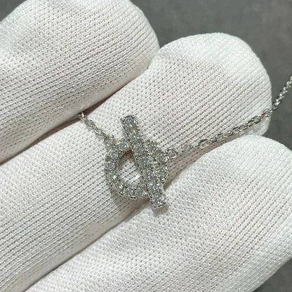 [BLAUE TRÄNEN]ECHAPEE HALSKETTE DIAMANT