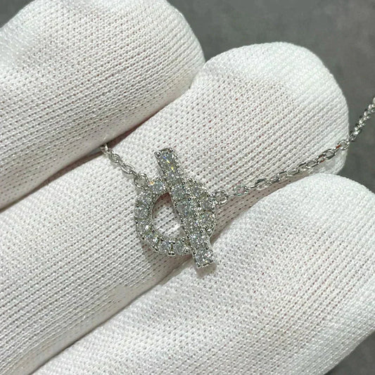 [BLAUE TRÄNEN]ECHAPEE HALSKETTE DIAMANT