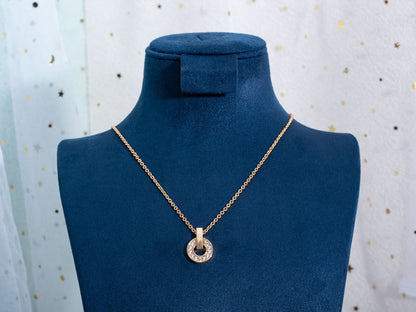 [BLAUE TRÄNEN]GARI HALSKETTE ROTGOLD DIAMANT