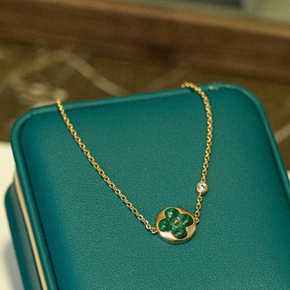 [BLAUE TRÄNEN] SONNENMALACHIT 1 DIAMANT ROTGOLDARMBAND