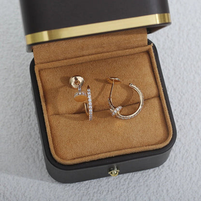 [Blue Tears Jewelry]JUSTE FULL DIAMOND SMALL EARRINGS