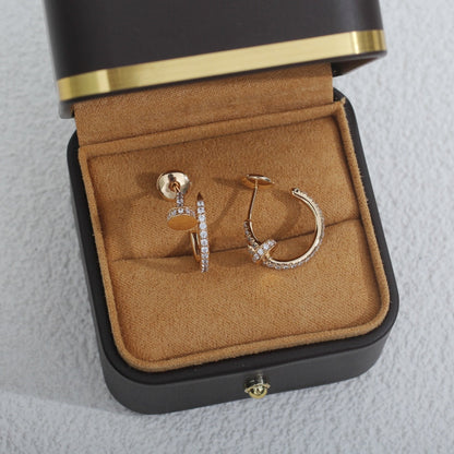 [ブルーティアーズ]JUSTE イヤリング 12.75mm ピンクゴールド ダイヤモンド