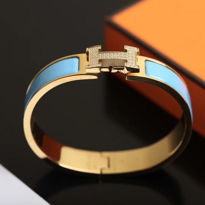 [BLAUE TRÄNEN]H CLOUD BLAU ARMBAND GOLD DIAMANT