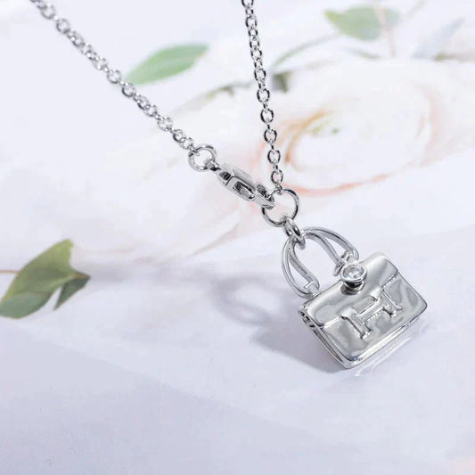 [BLAUE TRÄNEN] AMULETT ANHÄNGER SILBER HALSKETTE