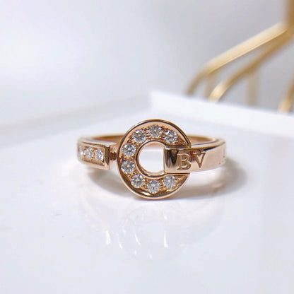 [BLAUE TRÄNEN]DREAM RING DIAMANT ROTGOLD