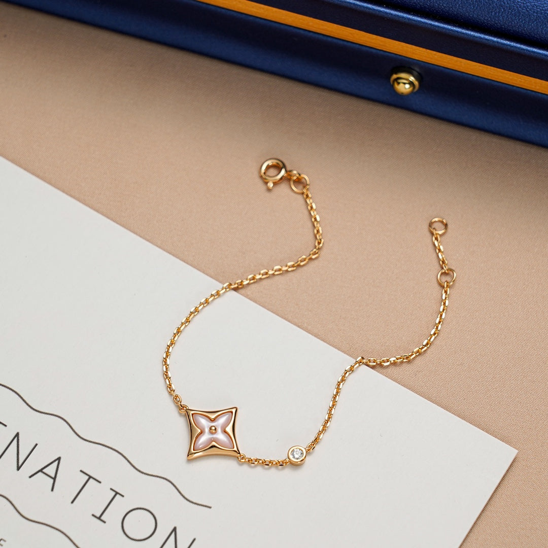 [BLUE TEARS]STAR 1 DIAMANT ROSÉGOLDARMBAND