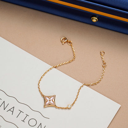[BLUE TEARS]STAR 1 DIAMANT ROSÉGOLDARMBAND