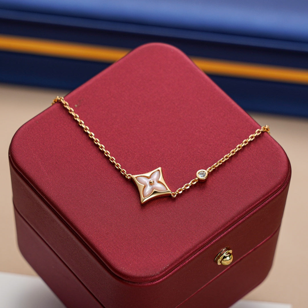 [BLUE TEARS]STAR 1 DIAMANT ROSÉGOLDARMBAND
