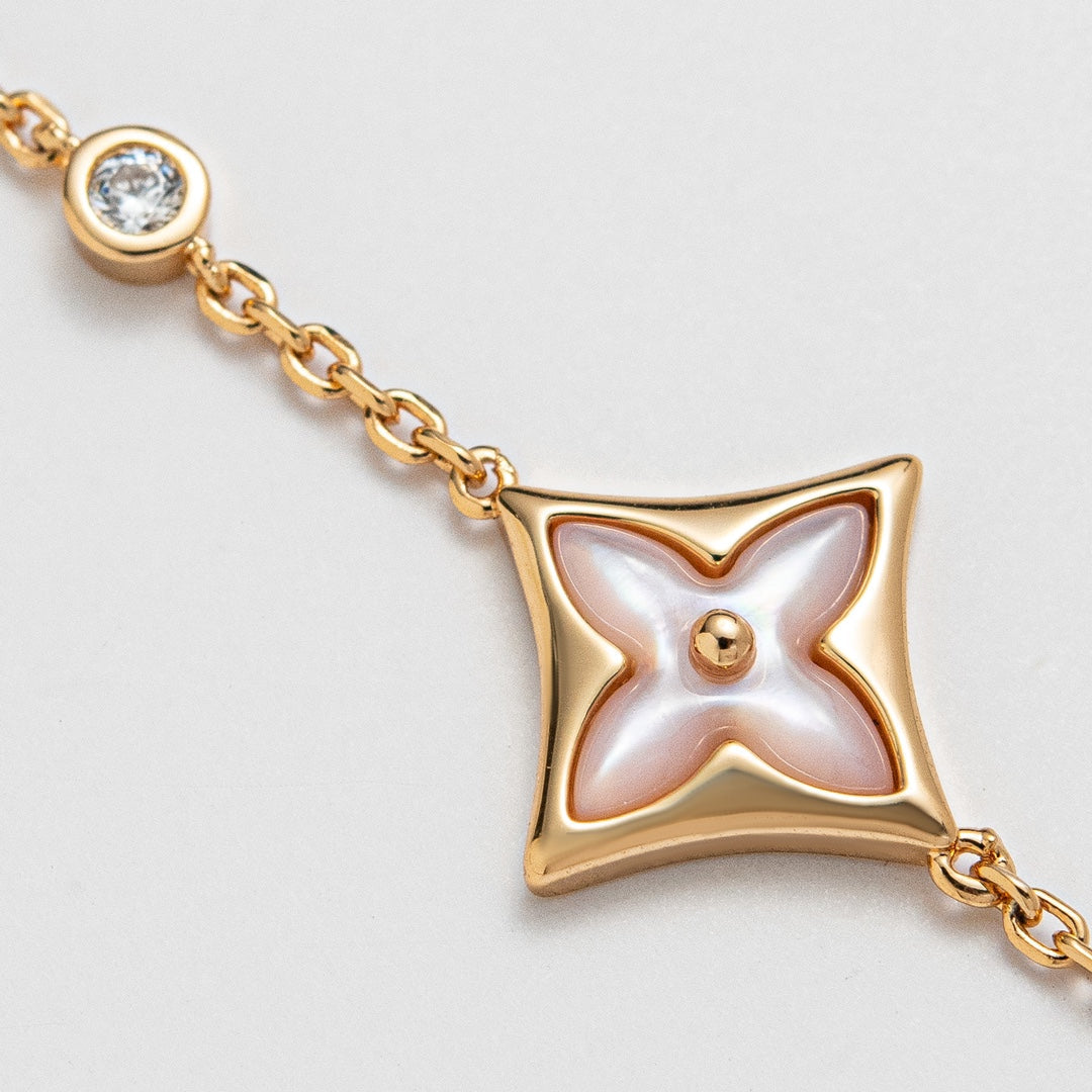 [BLUE TEARS]STAR 1 DIAMANT ROSÉGOLDARMBAND